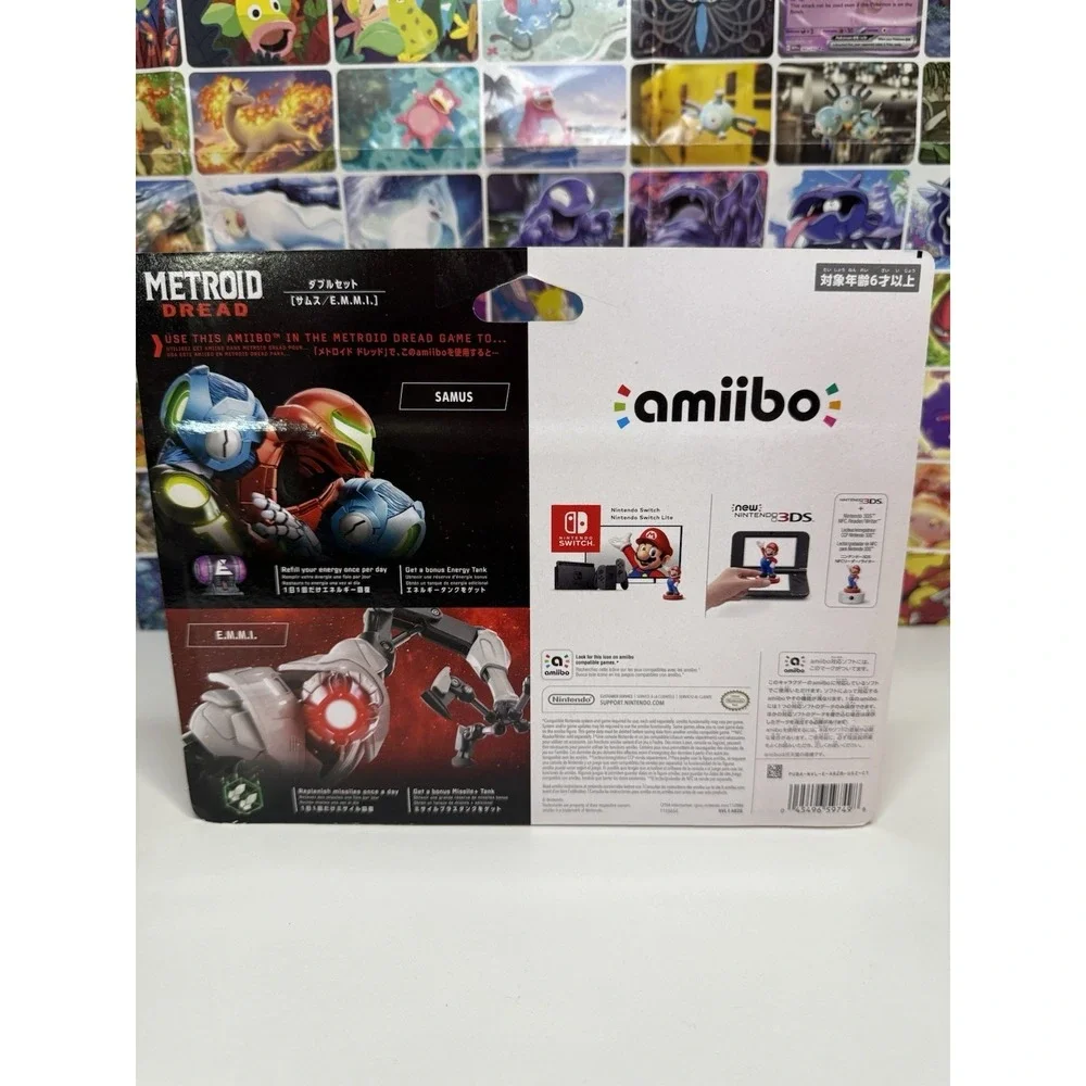 Nintendo Amiibo Metroid Dread Samus & E.M.M.I. 2-Pack New Sealed